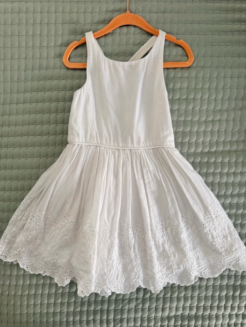 Polo by Ralph Lauren White Eyelet Party Sundress
